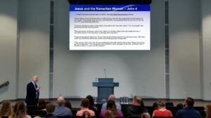 Sermon on evangelism at Valley Church of Christ