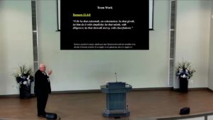 Sermon on the work and leadership of the local church